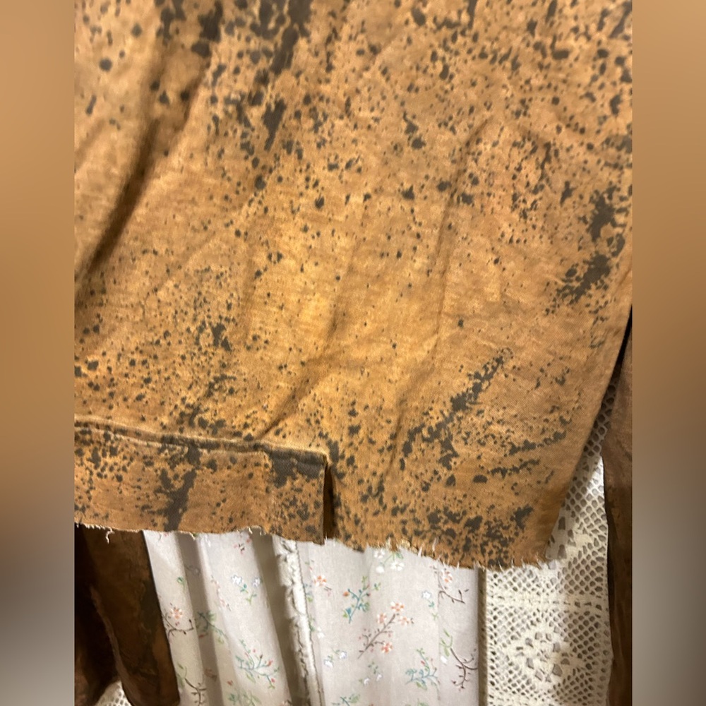 FWRD Denim Co. Distressed Mineral Wash Hoodie Sz XL Oversized Grunge Streetwear - Picture 4 of 5